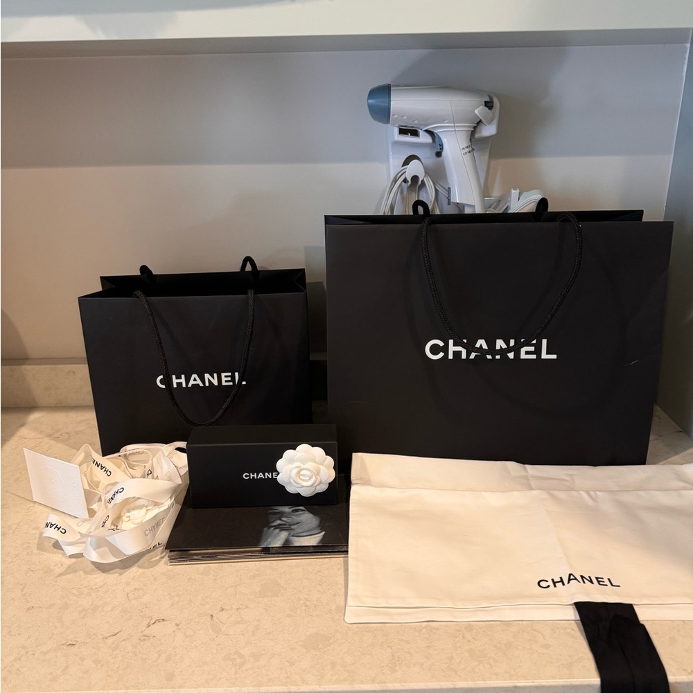 Chanel box + bags